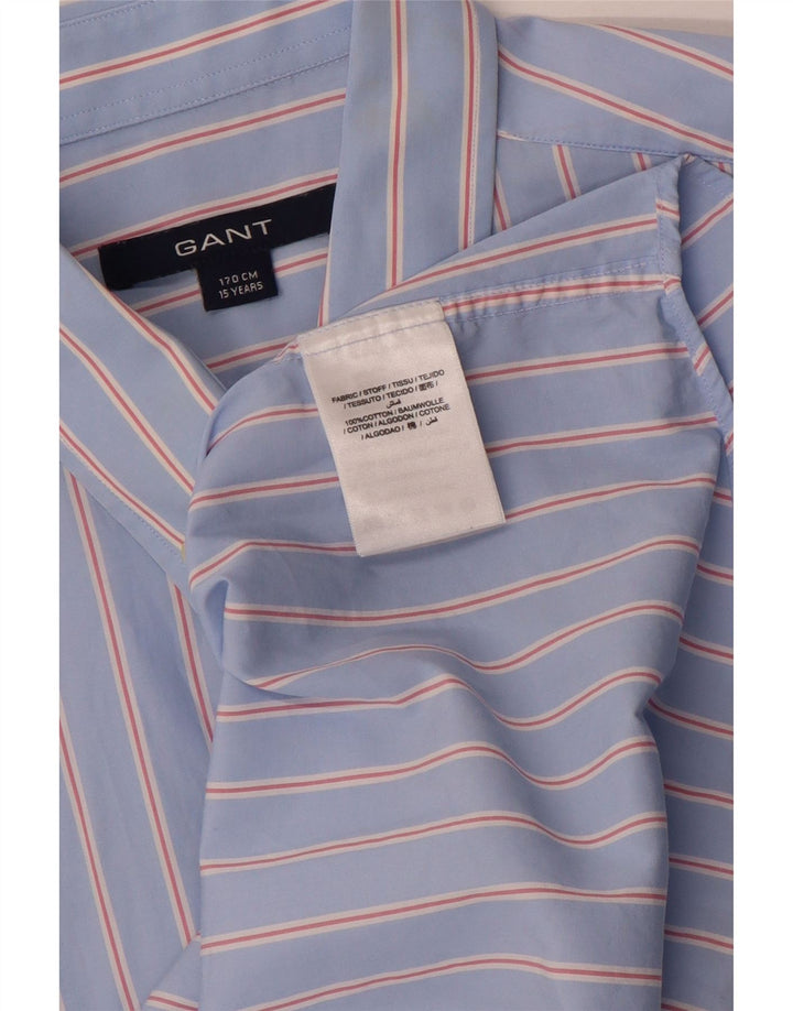Gant Chemise Garçon 14-15 ans Bleu Rayé Coton