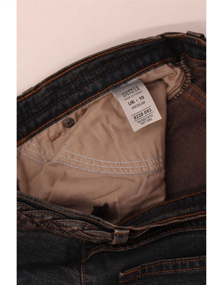 Marks & Spencer Jean bootcut pour femme UK 10 Small W28 L30 Bleu marine