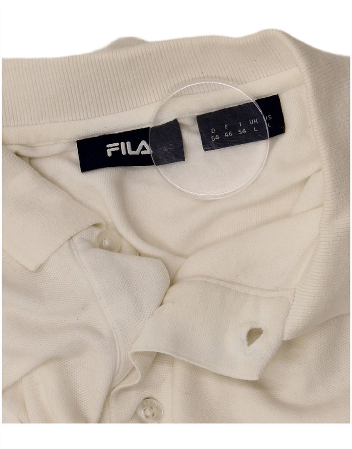 Fila Polo Homme Grand Blanc