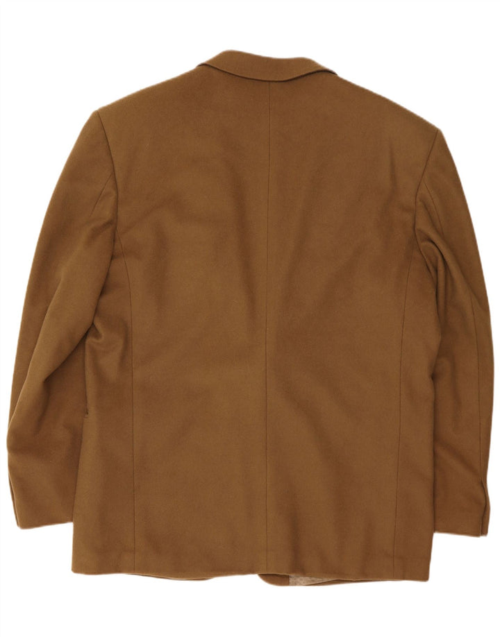 Bianchi Veste Blazer 2 Boutons Homme IT 54 2XL Marron Cachemire