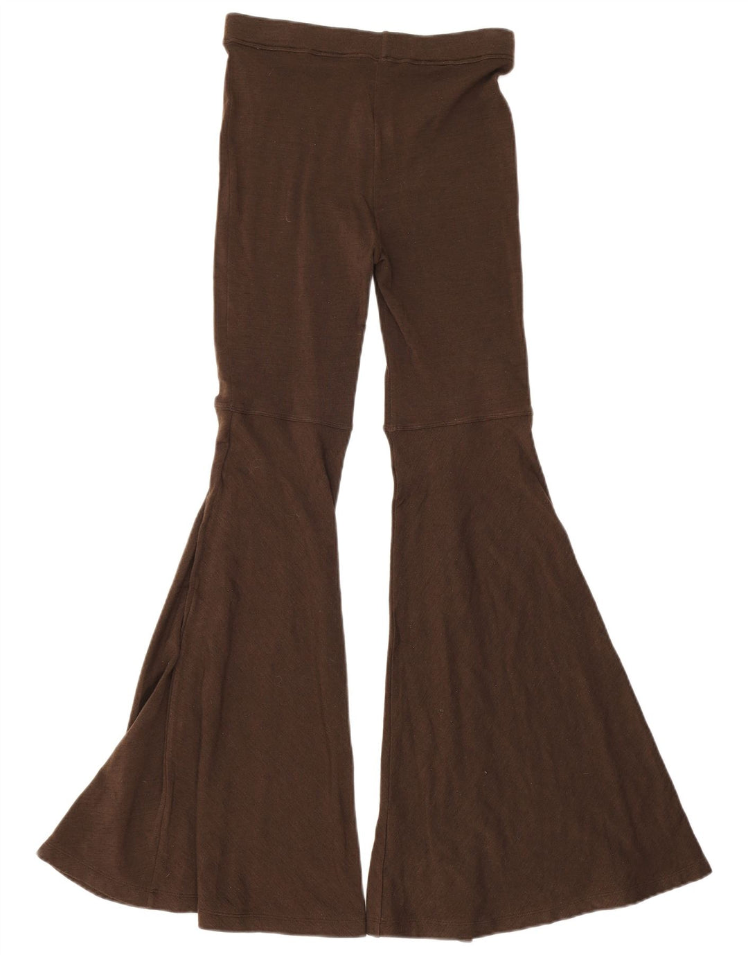 Roccobarocco Leggings évasés pour femme UK 8 Small Marron