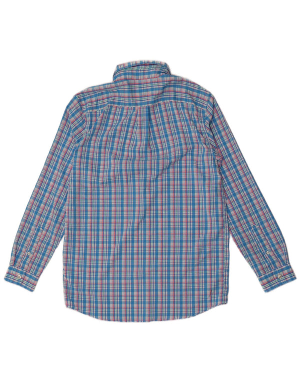 Vineyard Vines Boys Shirt 15-16 Years XL Blue Check Nylon