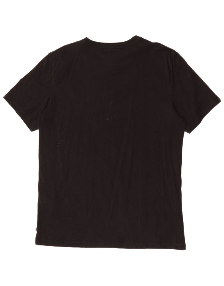 Ted Baker T-shirt graphique pour hommes Taille 3 Coton noir moyen