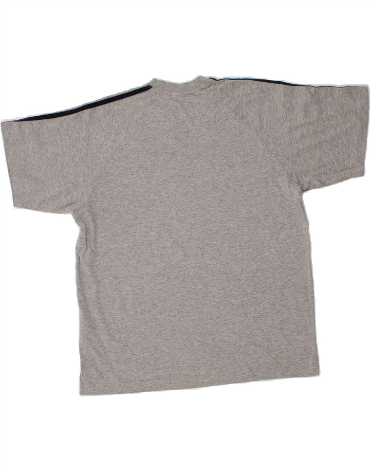 ADIDAS Mens T-Shirt Top Medium Grey Cotton Vintage Adidas and Second-Hand Adidas from Messina Hembry 