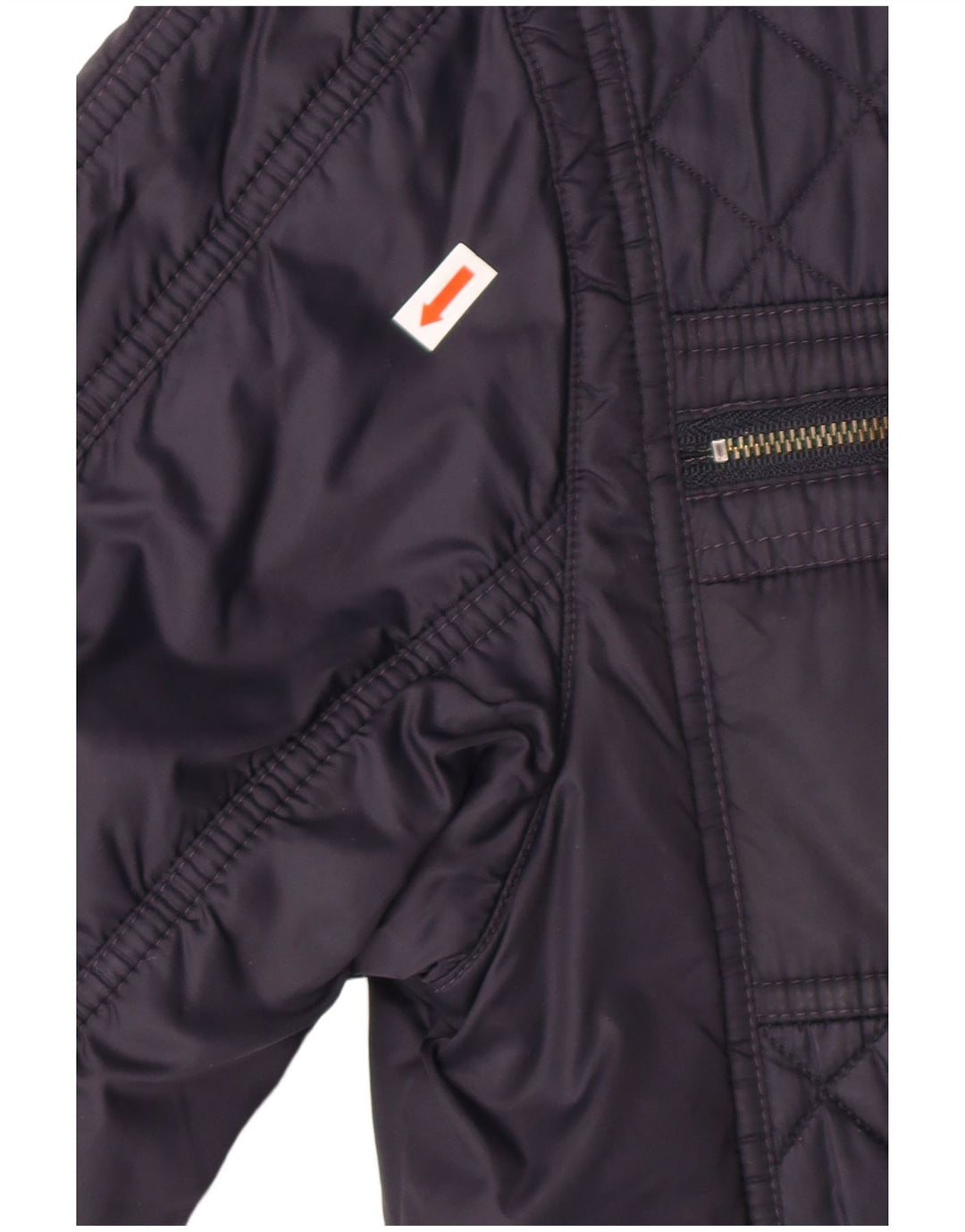 CALVIN KLEIN JEANS Mens Graphic Padded Jacket UK 38 Medium Navy Blue