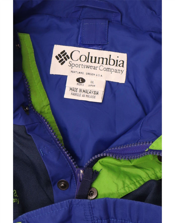 Columbia Veste de Pluie Bugaboo Homme UK 40 Large Bleu Colorblock