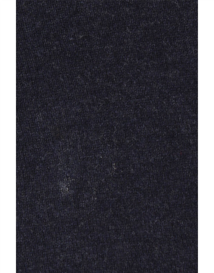 JAMES PRINGLE Pull à col rond pour homme en laine bleu marine