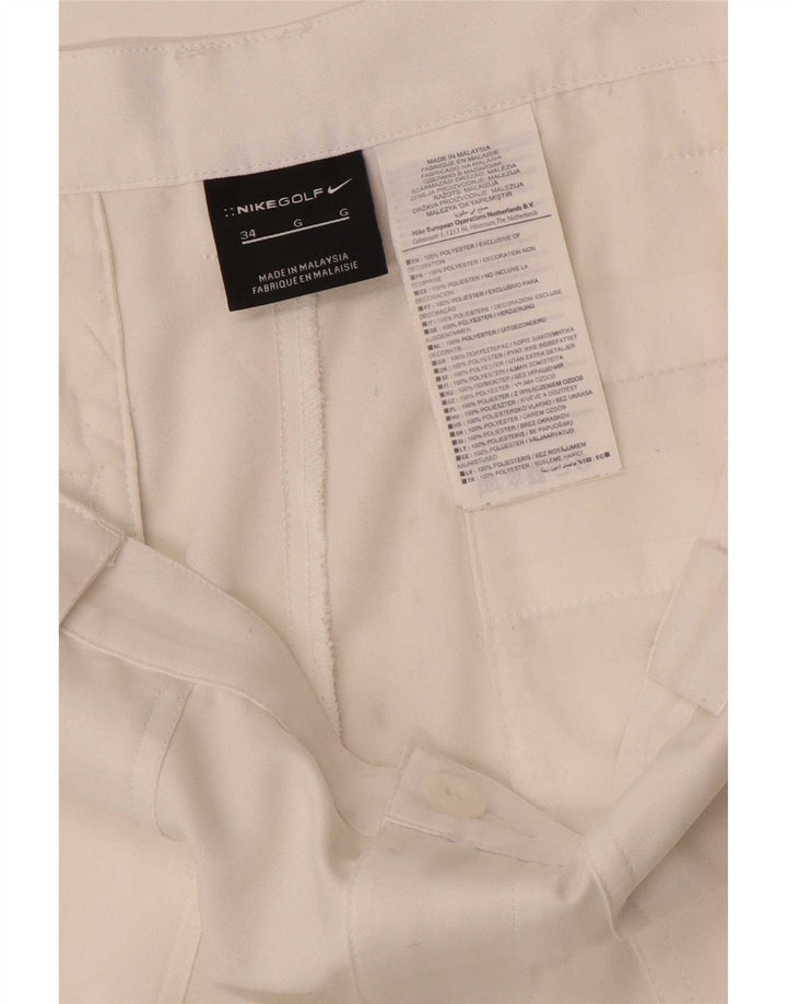 Nike Short chino W34 pour homme en polyester blanc Taille L