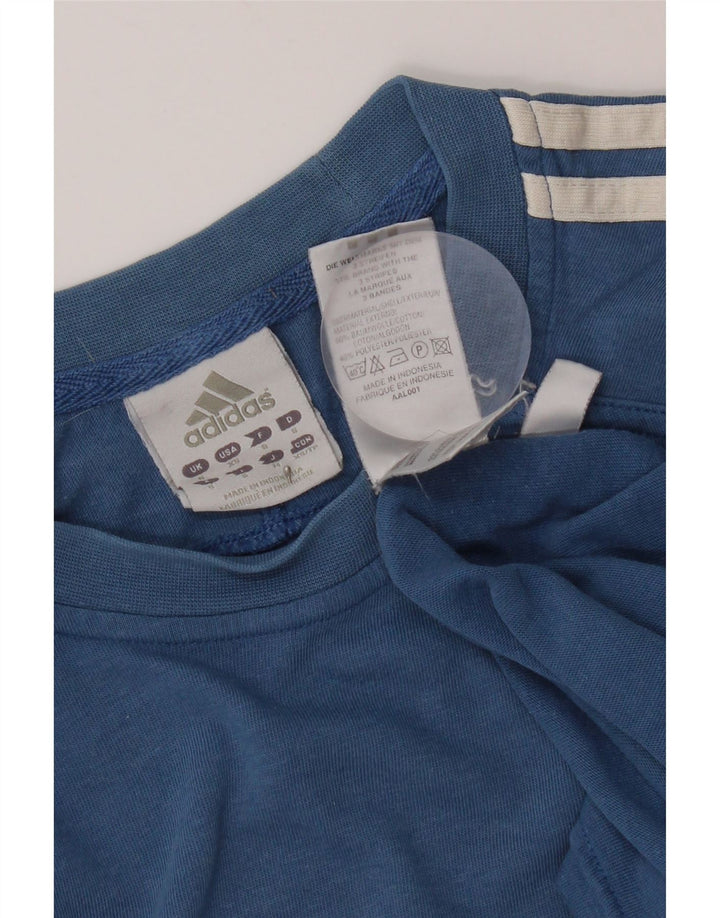 Adidas T-Shirt Homme Haut Petit Bleu Coton
