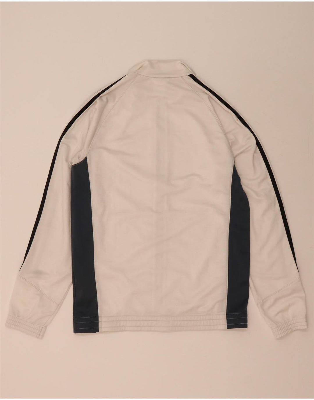 Adidas Veste de survêtement pour homme UK 36/38 Petit Blanc Colorblock Polyester