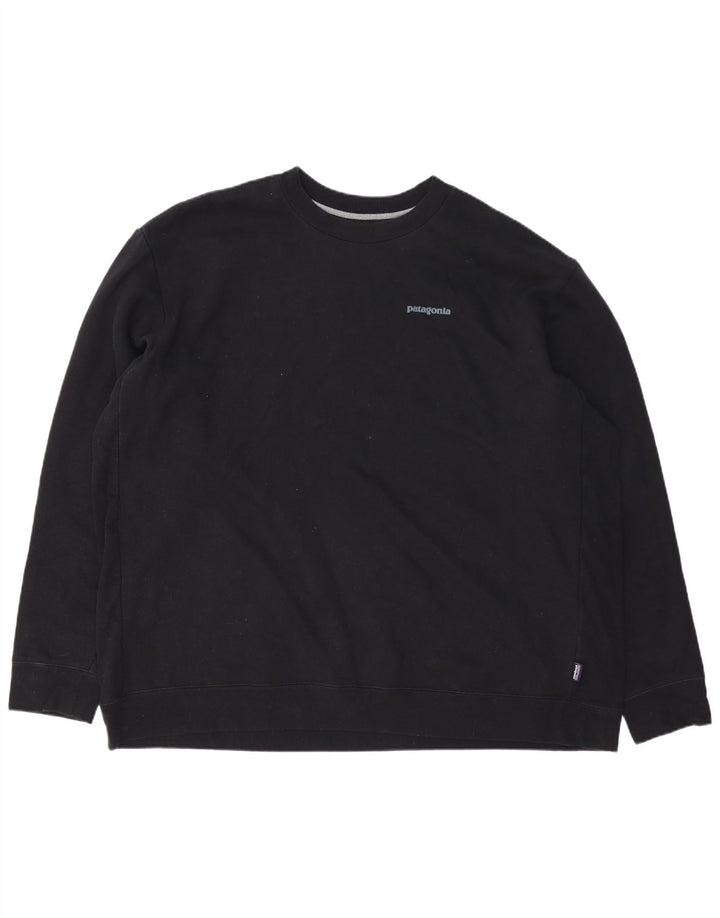 PATAGONIA Sweat-Shirt Homme 3XL Noir Coton