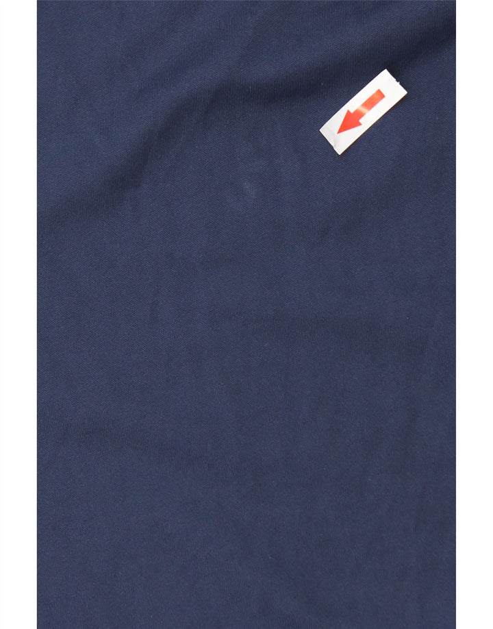 Haut Nike Dri Fit à manches longues pour homme, bleu marine moyen