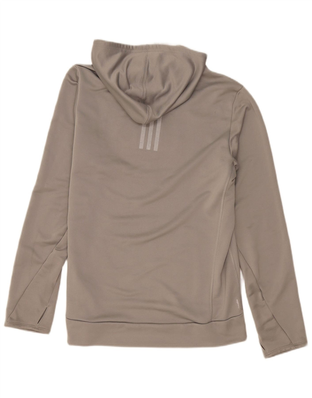 ADIDAS Pull à Capuche Climalite Homme Gris Moyen Polyester