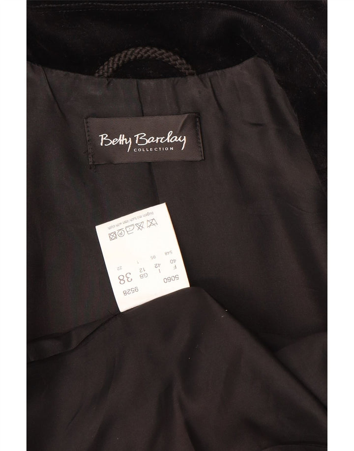 Betty Barclay Veste blazer à 3 boutons pour femme UK 12 Medium Noir Floral