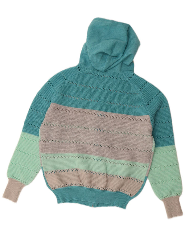 Shein Cardigan surdimensionné à fermeture éclair pour femme UK 14 Medium Multicolore