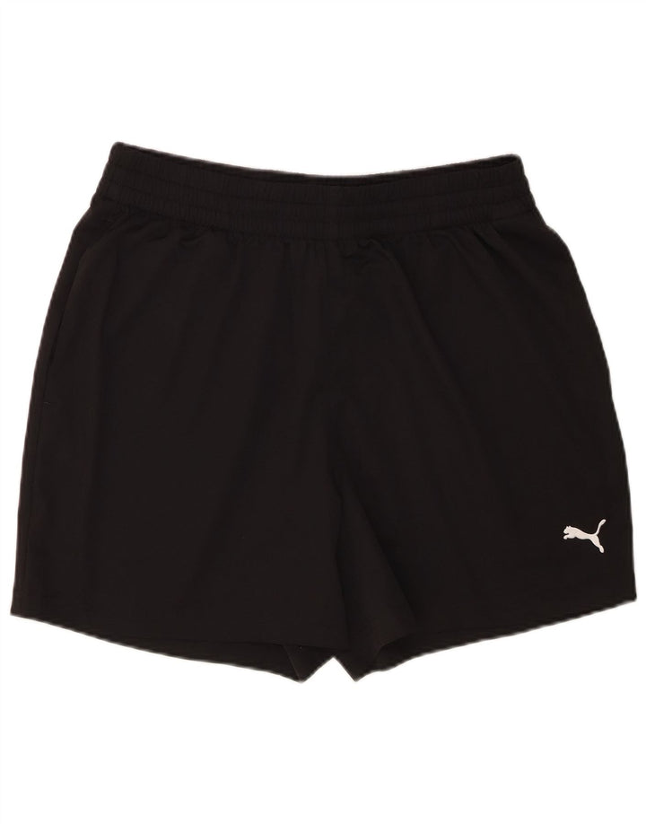 Puma Short de sport pour homme Large Noir Polyester