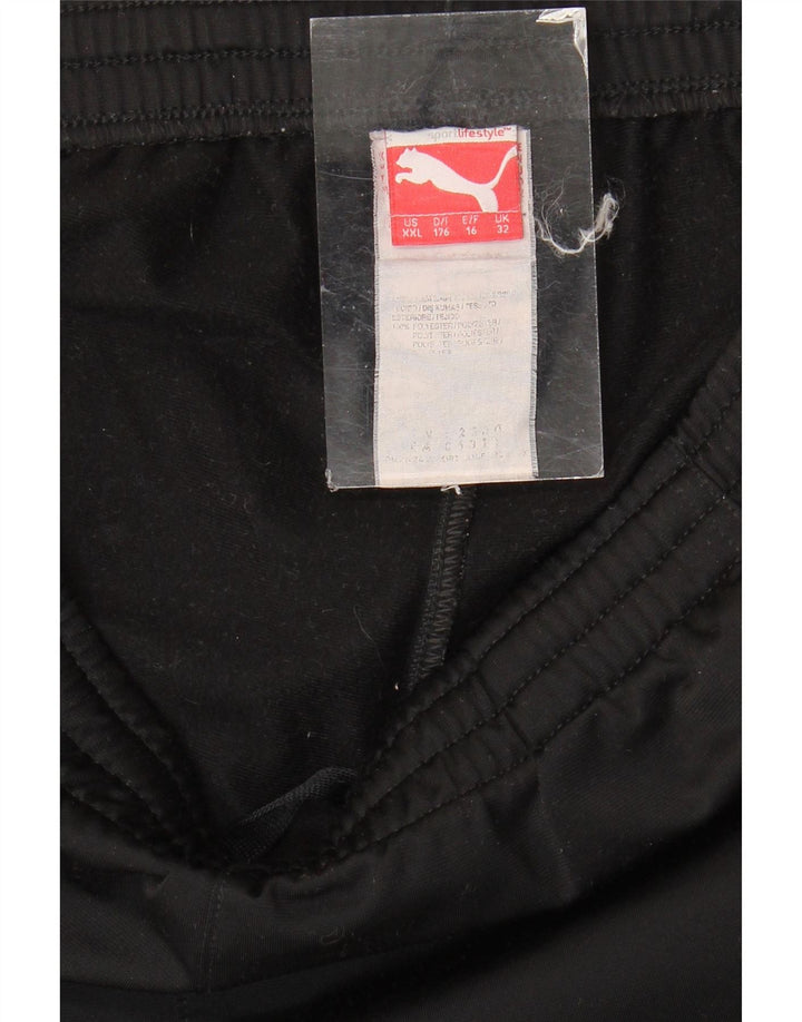 Puma Pantalon de Survêtement Graphique Garçon 15-16 ans Noir Polyester