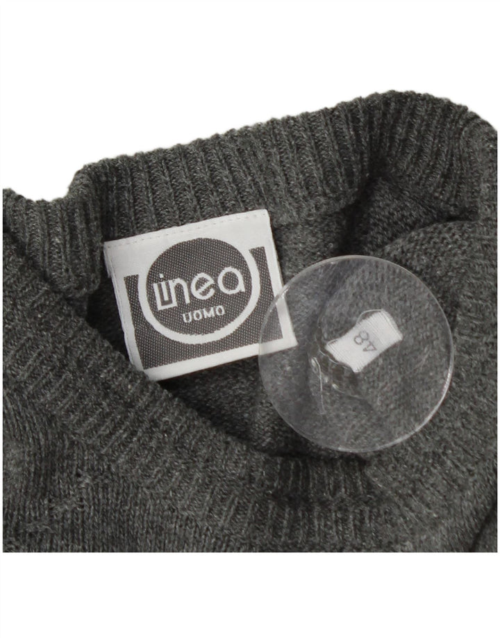 LINEA Pull col rond homme IT 48 moyen rayé multicolore