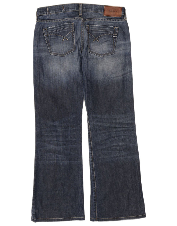 Jean Bootcut Femme Gas W28 L29 Bleu Coton