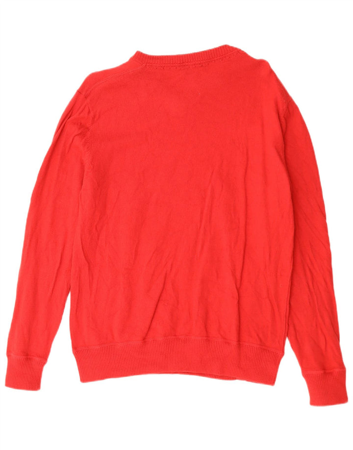 Think Pink Pull col V Femme XL Laine Rouge