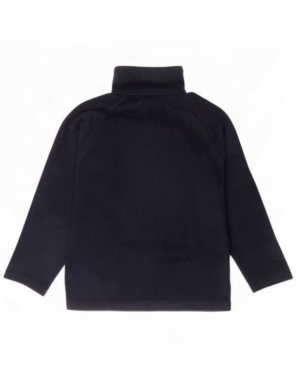 Kappa Pull polaire à col zippé pour homme, petit, bleu marine