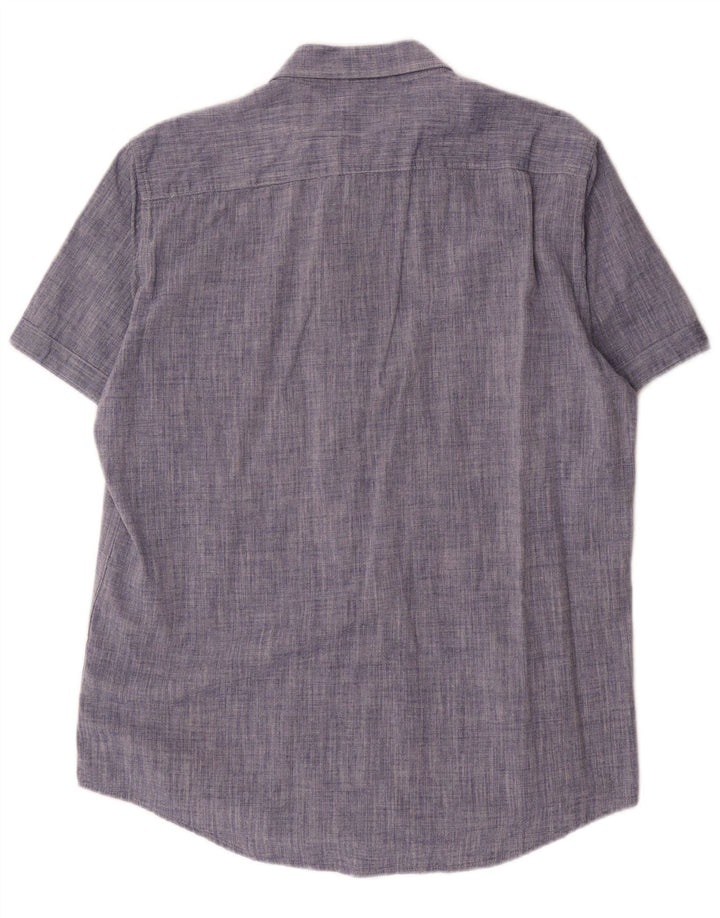 Carrera Chemise à manches courtes Regular Fit pour homme en coton bleu moyen