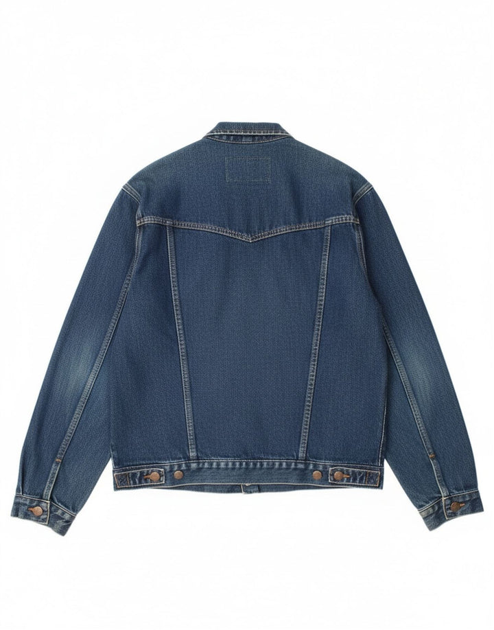 Wrangler Veste en jean pour homme UK 38 Coton bleu moyen