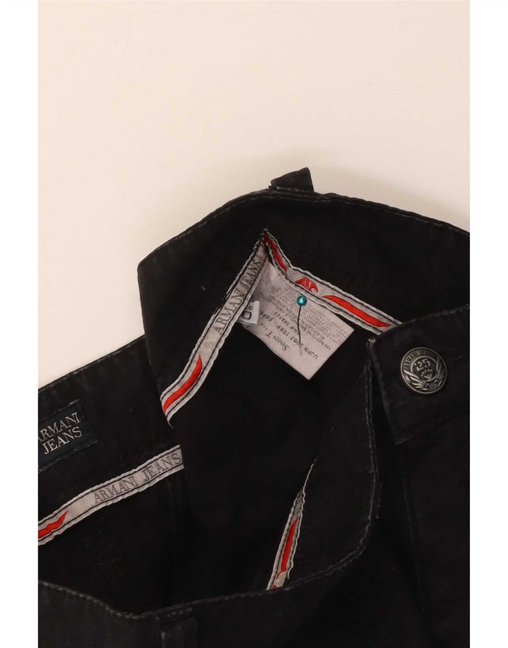 Armani Jeans Short Chino Femme W30 Noir Moyen