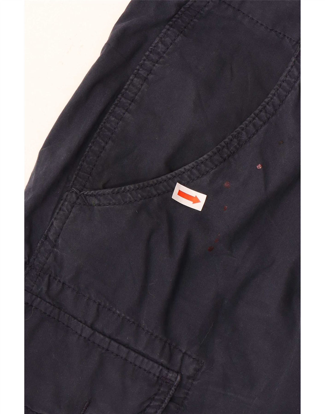 Napapijri Short Cargo Homme W33 Bleu Marine Moyen Coton