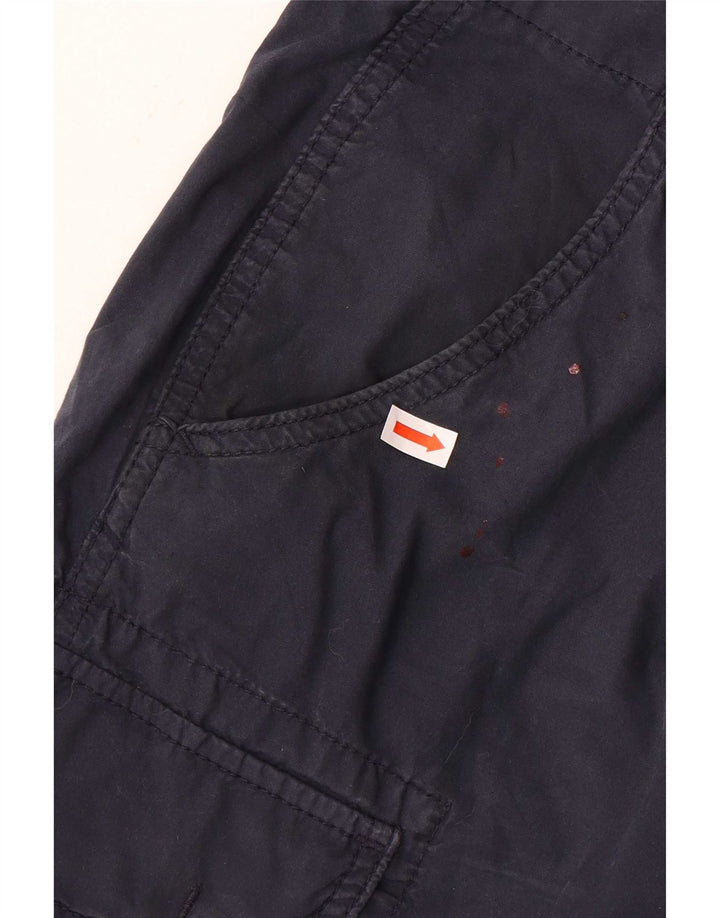 Napapijri Short Cargo Homme W33 Bleu Marine Moyen Coton