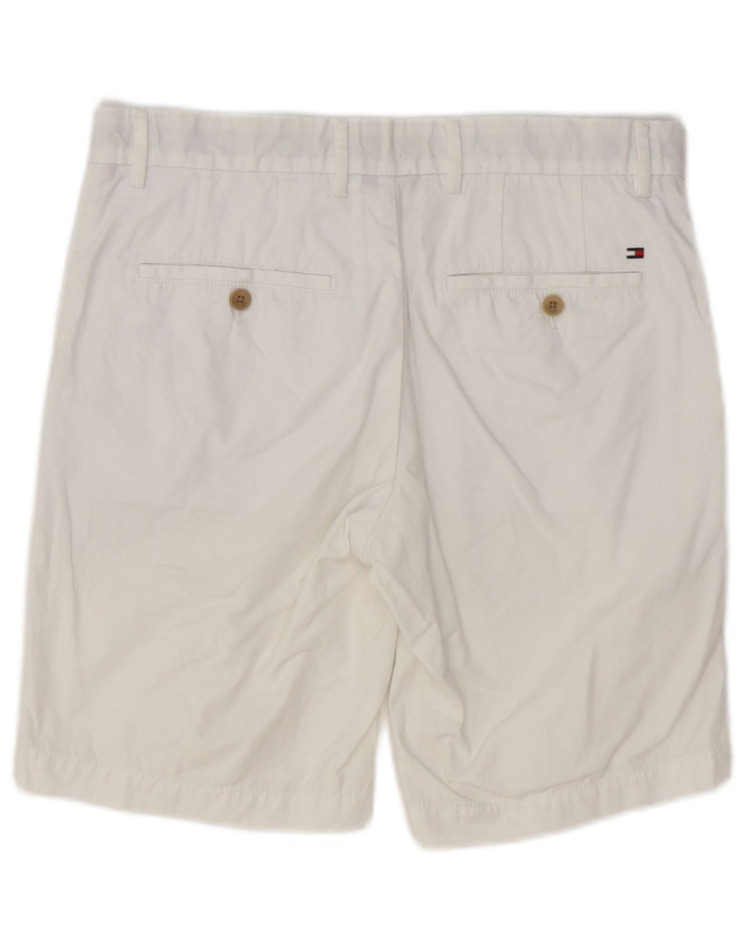 Tommy Hilfiger Short Chino Brooklyn W32 Homme Blanc Moyen Coton