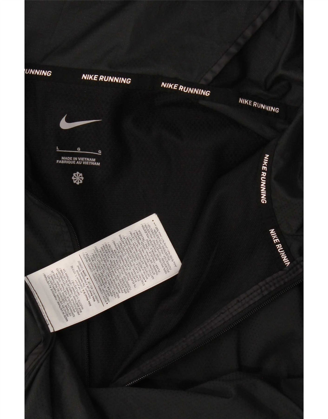 Nike Veste de survêtement à capuche pour homme Taille L Noir Polyester