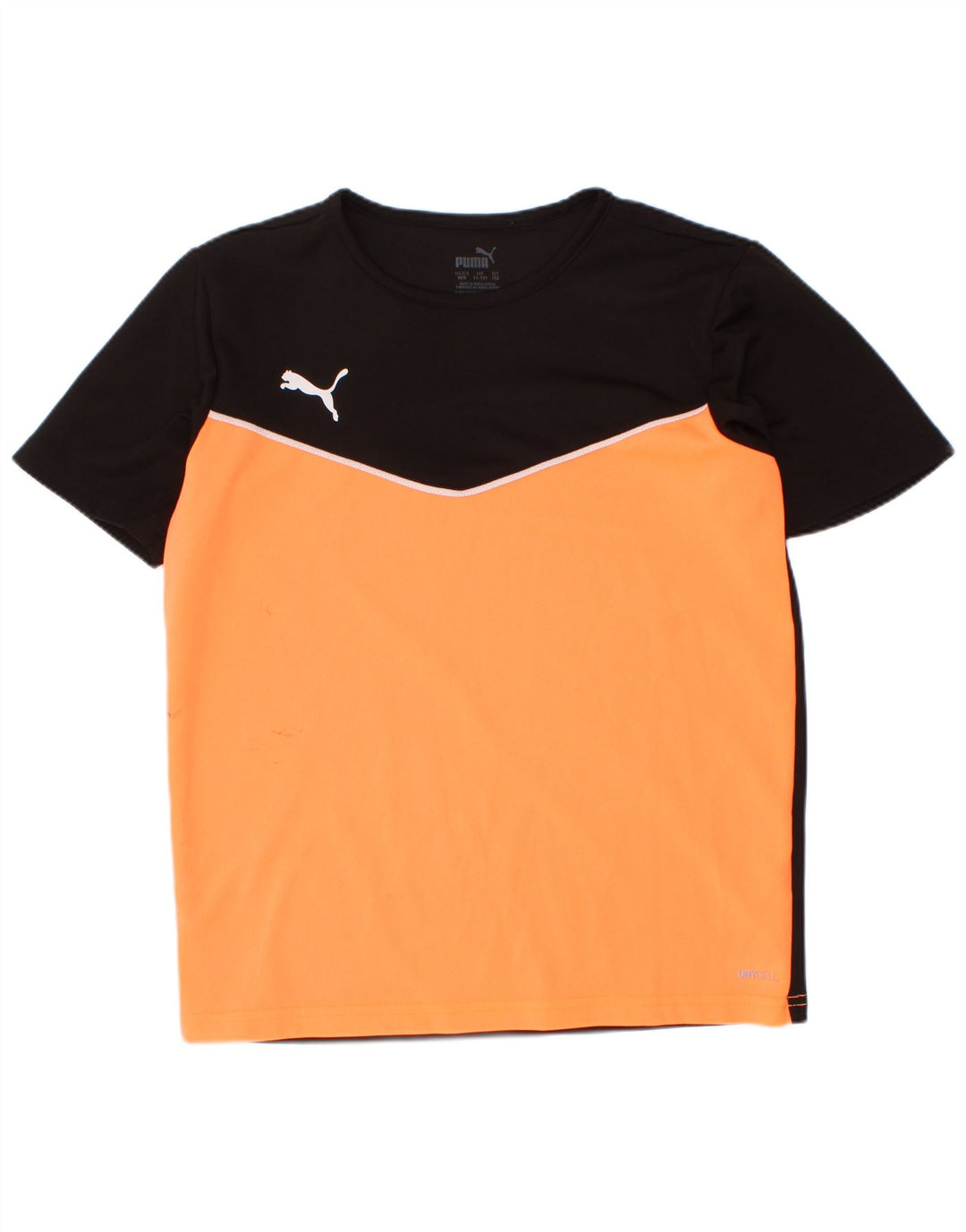 Puma T-Shirt Garçon 11-12 ans Noir Colorblock Polyester
