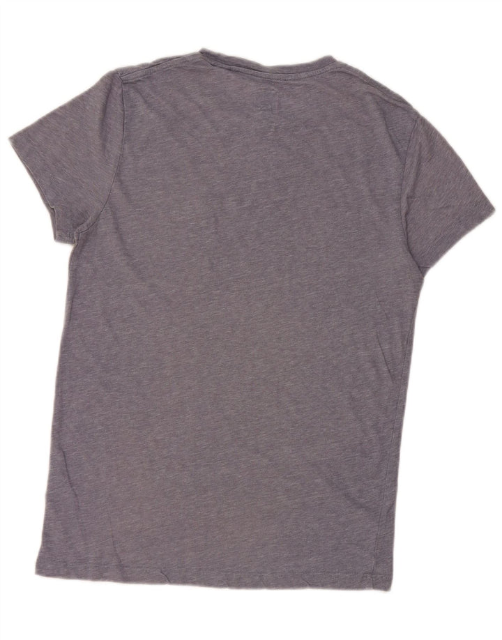 Jack Wills T-Shirt Homme Petit Haut Bleu Moucheté Coton
