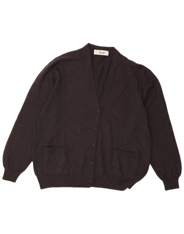 Pringle Cardigan surdimensionné pour femme IT 46 en laine d'agneau noire