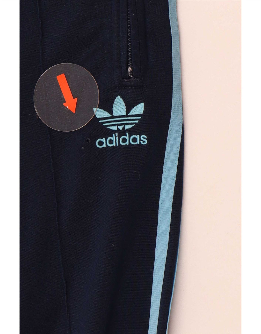 Adidas Pantalon de survêtement femme Joggers EU 40 Bleu marine moyen Polyester