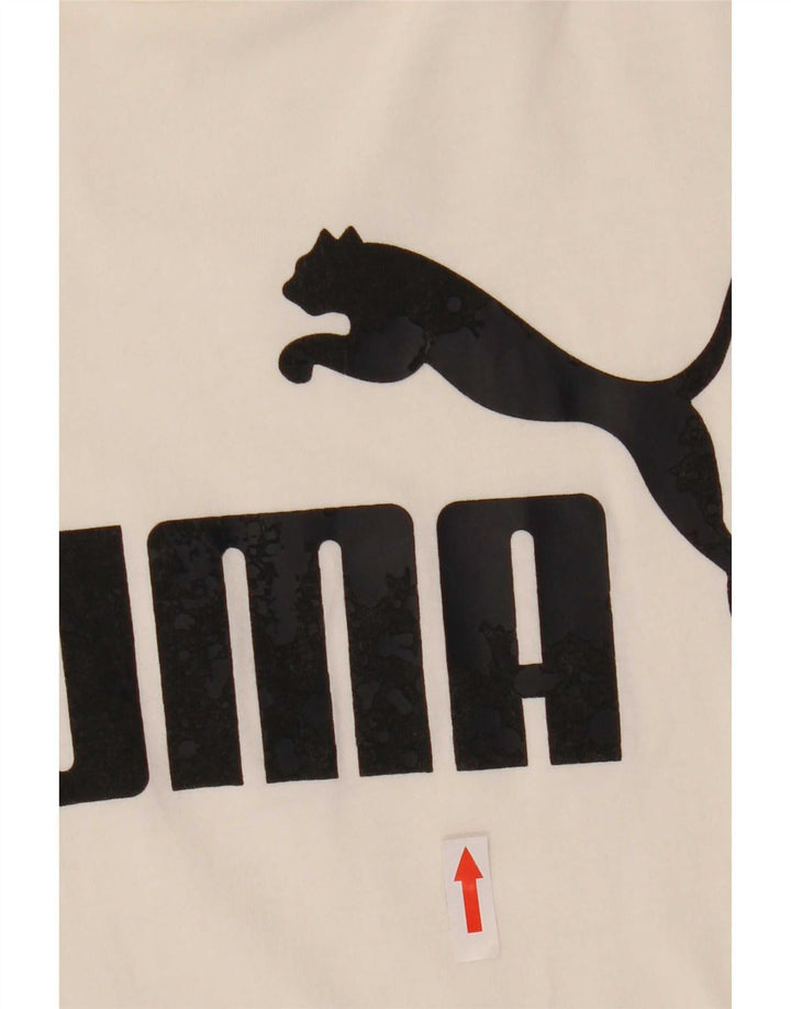 Puma T-shirt graphique pour homme 2XL Blanc
