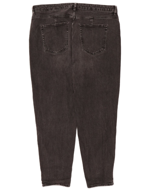 Marks & Spencer Jean Mom Tapered pour femme UK 20 2XL W40 L29 Coton noir