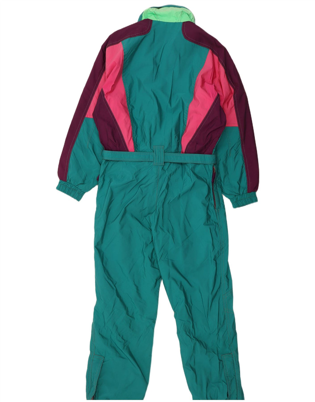 COLMAR Combinaison de Ski Homme IT 54 Large Vert Colourblock Polyamide