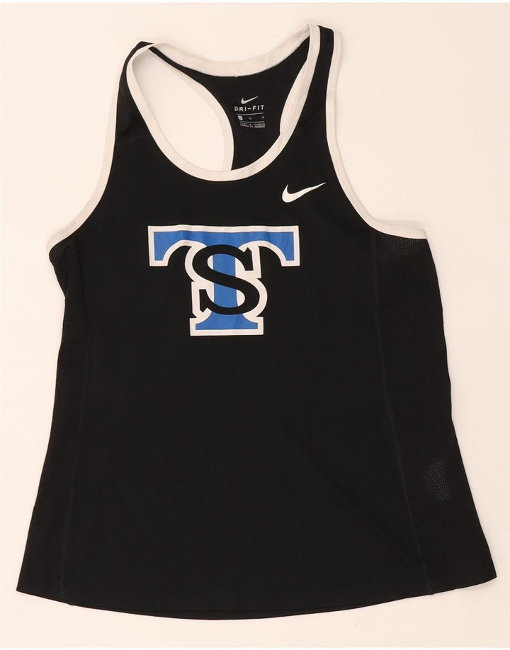 Nike Femme Saint Thomas Graphic Débardeur UK 14 Large Noir Polyester