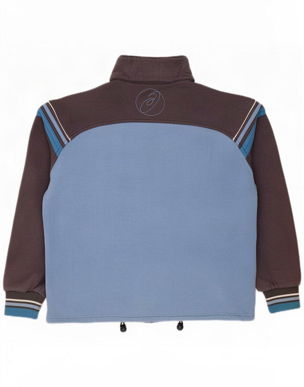 Veste de survêtement Asics pour hommes Large Blue Colourblock