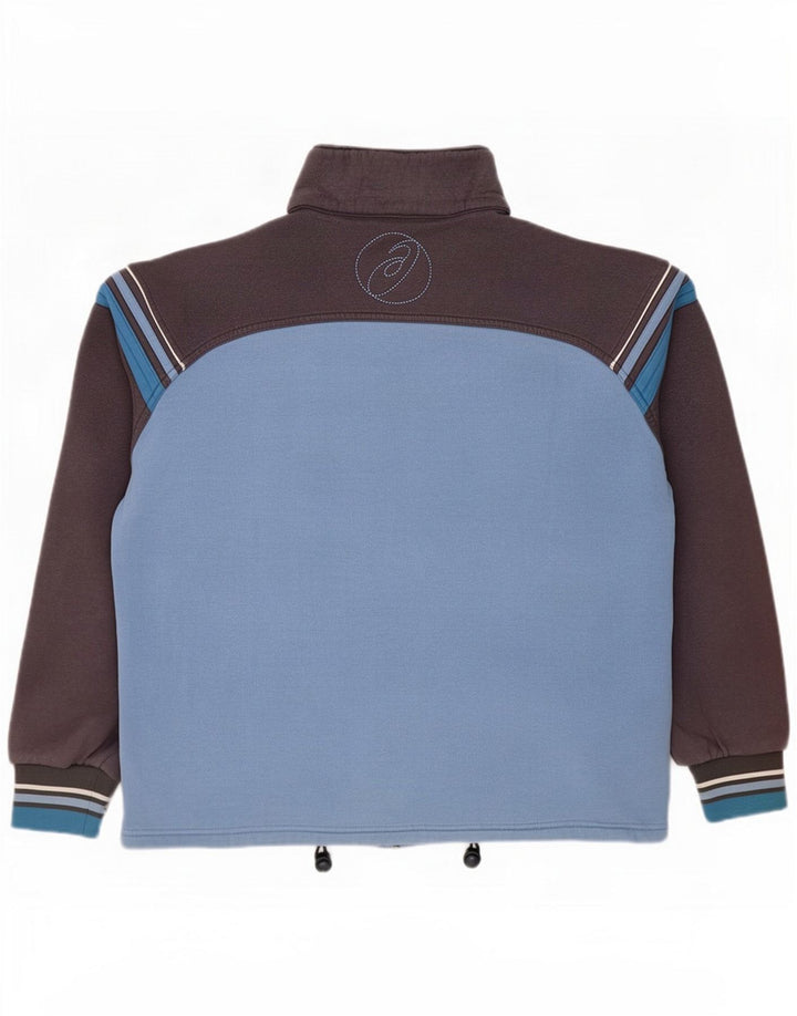 Veste de survêtement Asics pour hommes Large Blue Colourblock