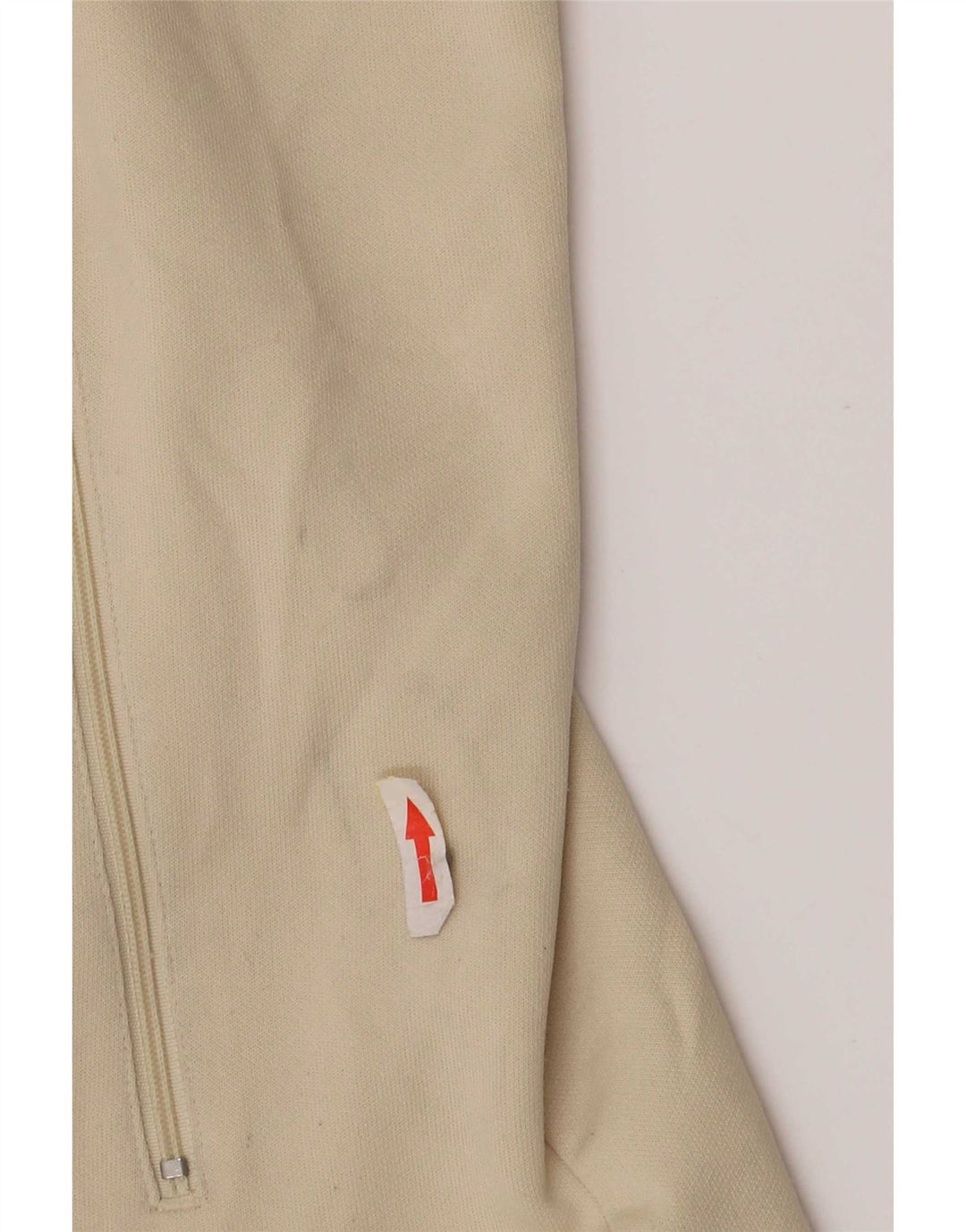 Puma Veste de survêtement pour homme Large Beige Colorblock Polyester