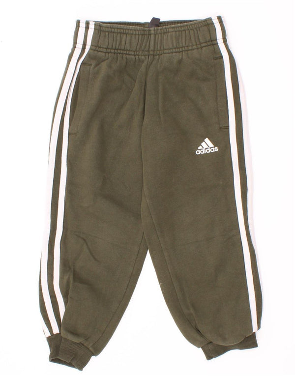 Adidas Pantalon de Survêtement Garçon Joggers 3-4 Ans Kaki Coton