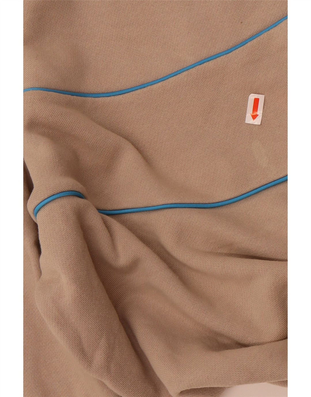 Adidas Sweat-shirt pour homme en coton beige colour block Taille S