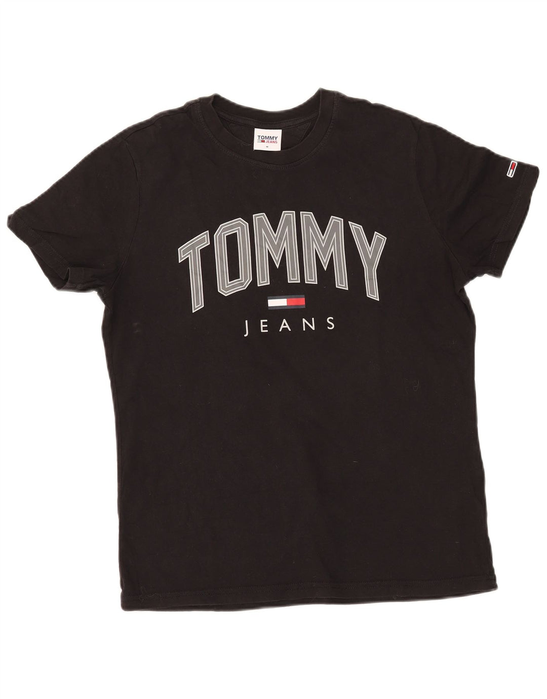 Tommy Hilfiger T-Shirt Graphique Homme Noir Moyen