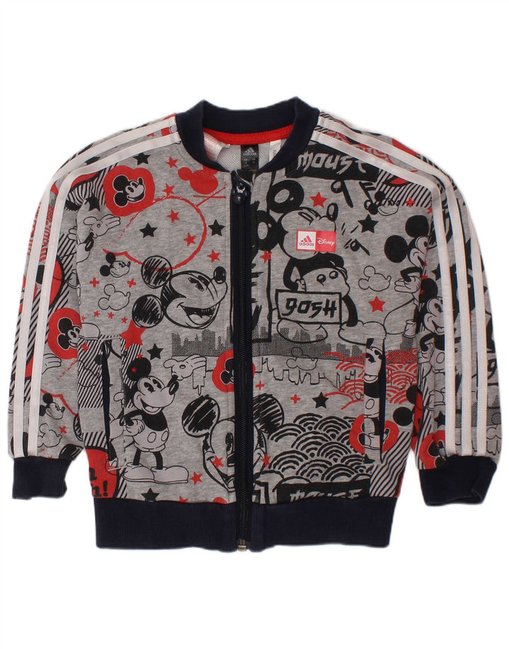 ADIDAS Veste de survêtement Mickey Mouse pour bébé garçon 18-24 mois Gris