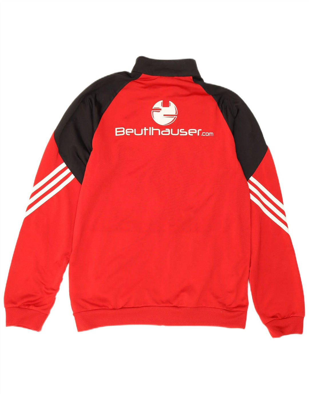 Adidas Veste de survêtement graphique pour homme Rouge moyen Polyester colour block