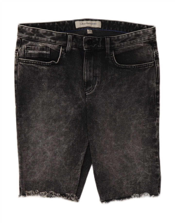Calvin Klein Short en Jean W30 Homme Gris Moyen Coton