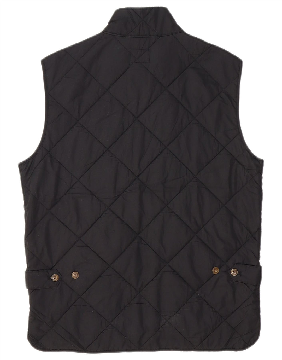 J. CREW Gilet matelassé pour homme UK 36 Small Noir Polyester